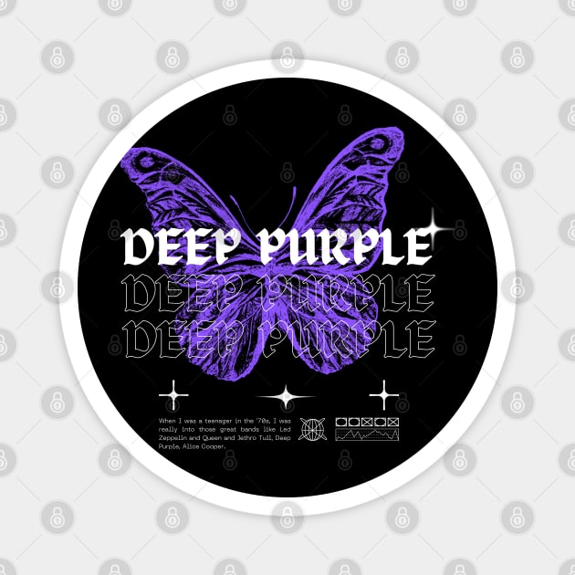 Deep Purple // Butterfly Magnet by Saint Maxima